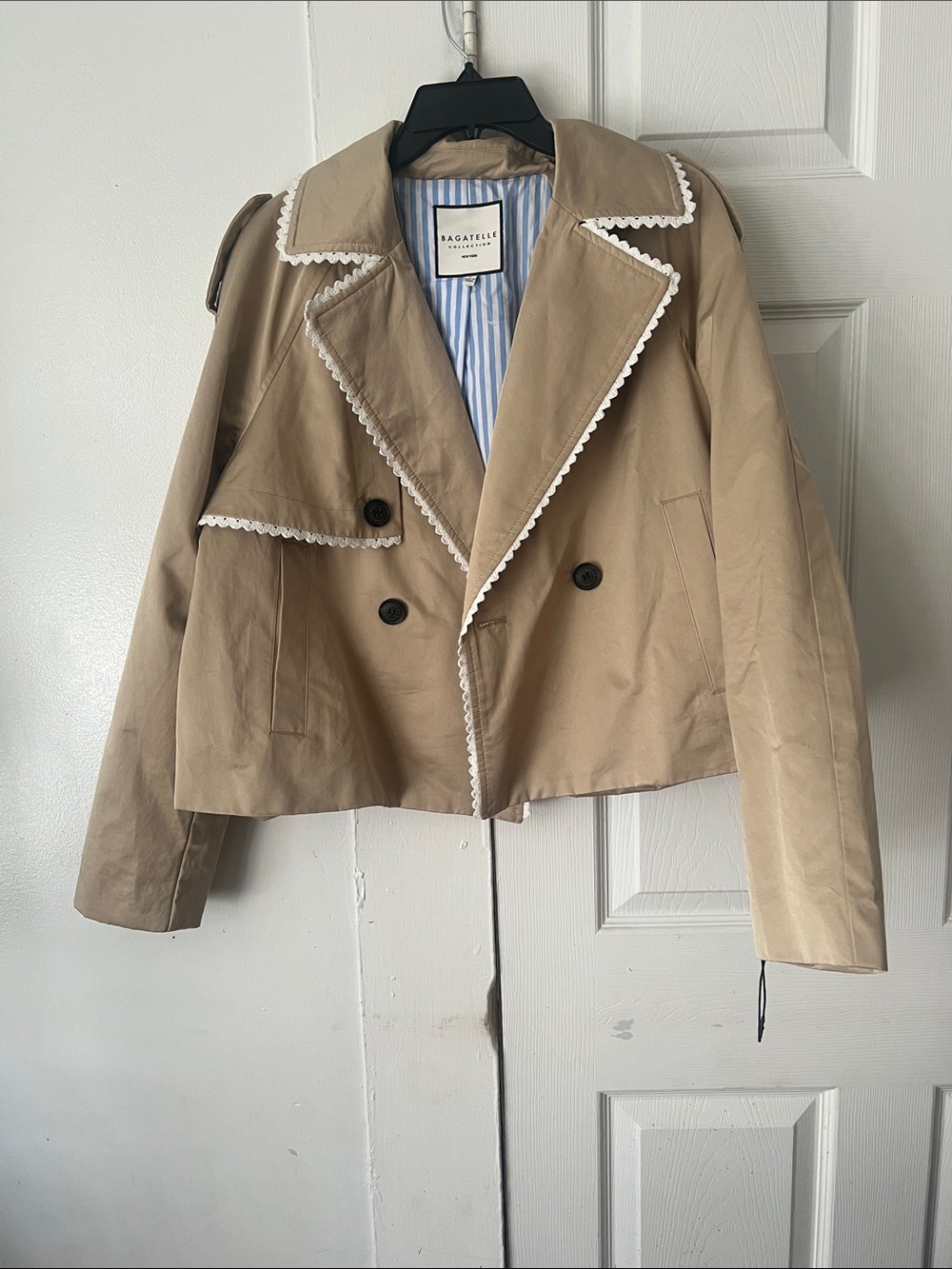 Beige trench Jacket